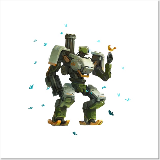 FAN SERIES : Overwatch Bastion Wall Art by Jaroldsng